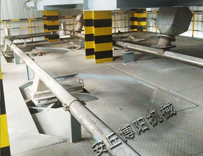Aluminum hydroxide powder tube chain conveyor system