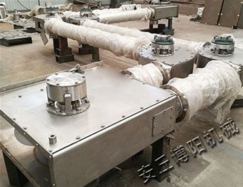 Pet feedstuff pipe chain conveyor production site