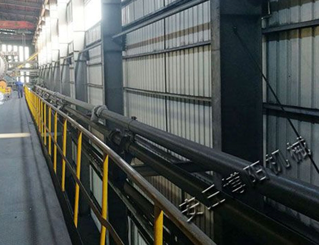 Titanium iron powder chain conveyor use site