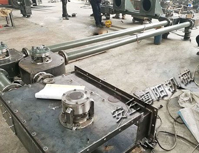 Ceramic tube chain conveyor processing site