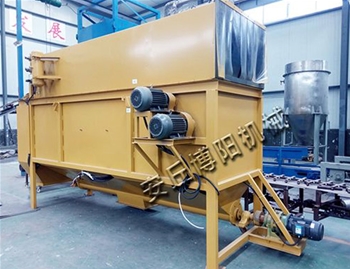 Cement bag breaking machine processing site