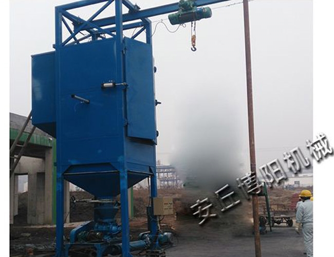 Pulverized coal ton bag breaking bag machine use site