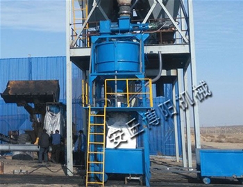 Pulverized coal ton bag packaging machine on site (with rail conveyor