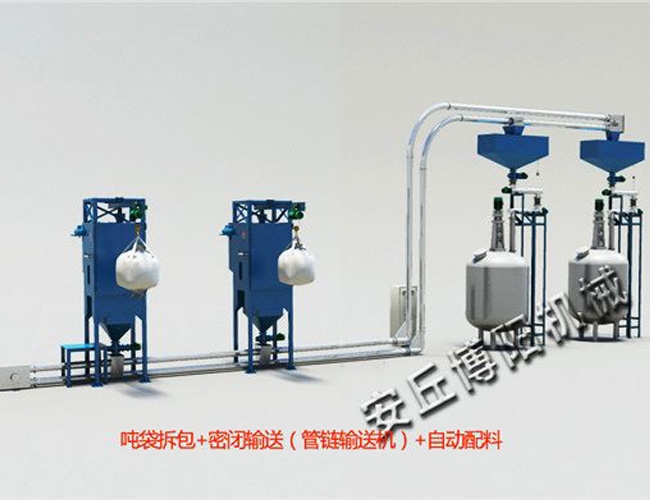 Jumbo bag unloading (bag opening ) machine