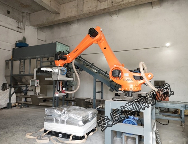 Automatic robot destacking machine