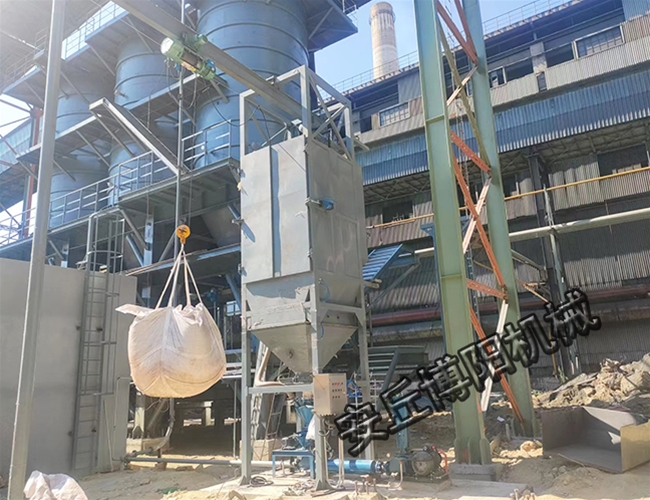 Bulk material big bag opening machine